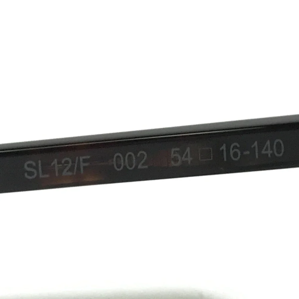 Saint Laurent Eyeglasses Frames SL 12/F 002 Tortoise Square Full Rim 54-16-140